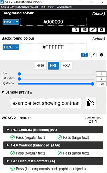 color contrast analyzer tool color contrast analyzer tool
