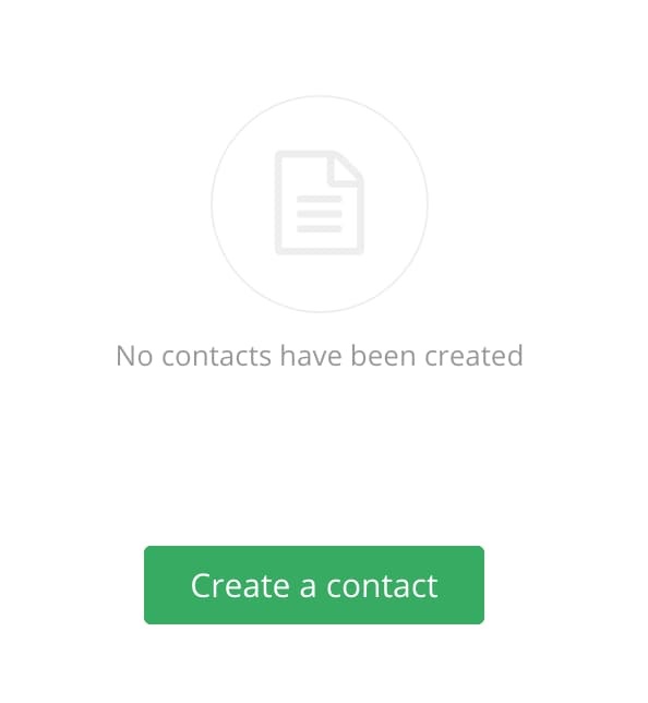 Create a contact button