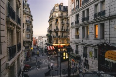 french city street