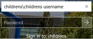 Children's sign-in image