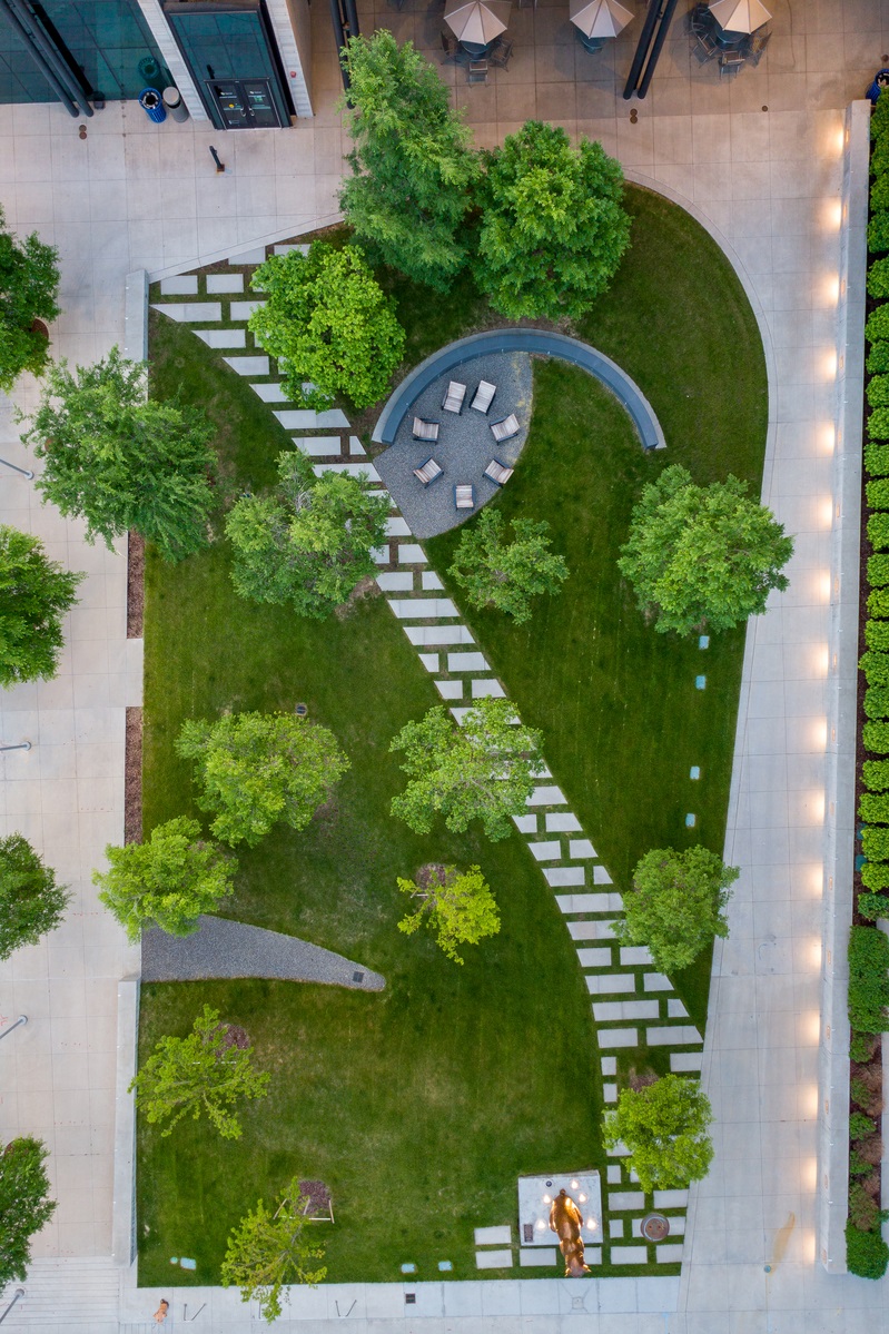 Photo of campus from above