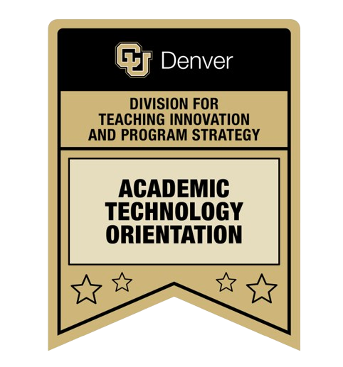 Badge for Academic Technology Orientation