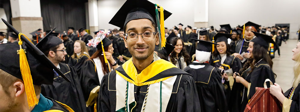 CU Denver PhD candidate commencement