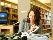 Faculty Assistance - Women studying in library