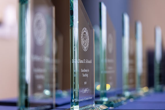 2023 Faculty Excellence Glass Awards