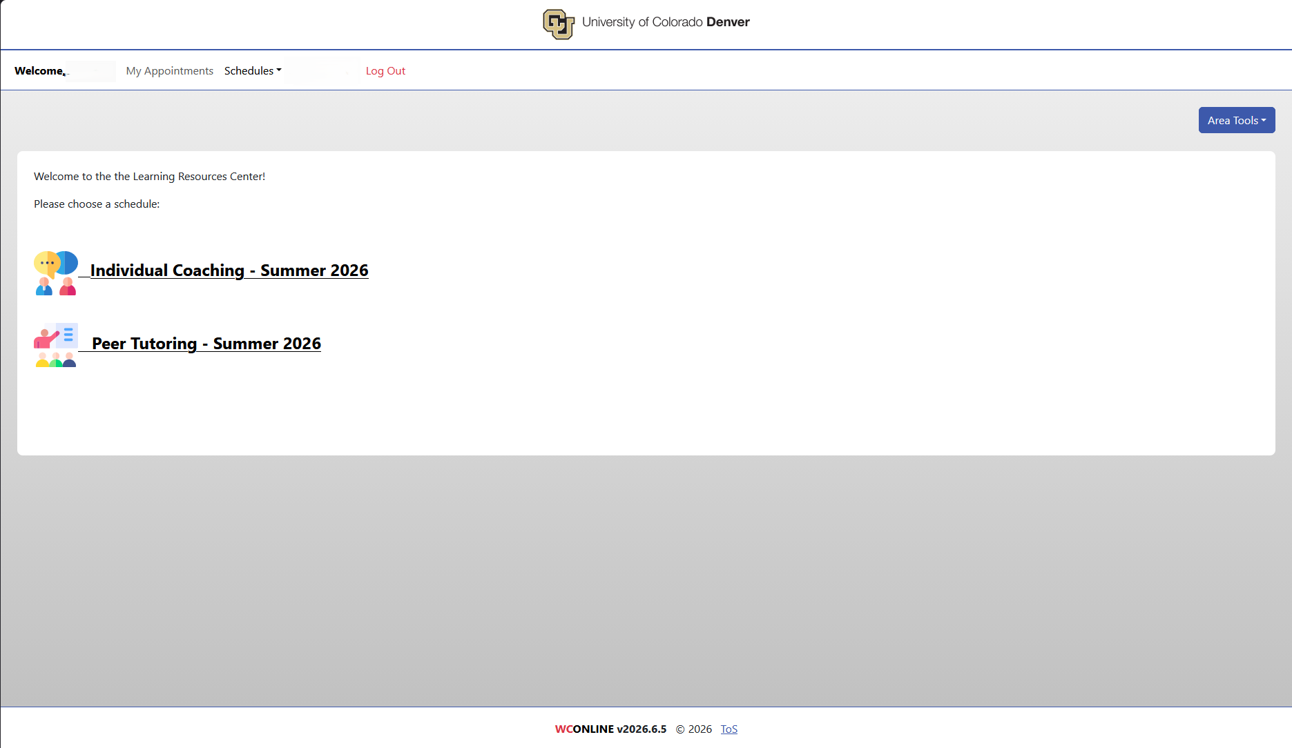 WCOnline Landing Page