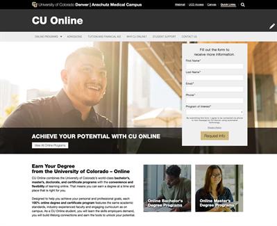 CU Online Homepage