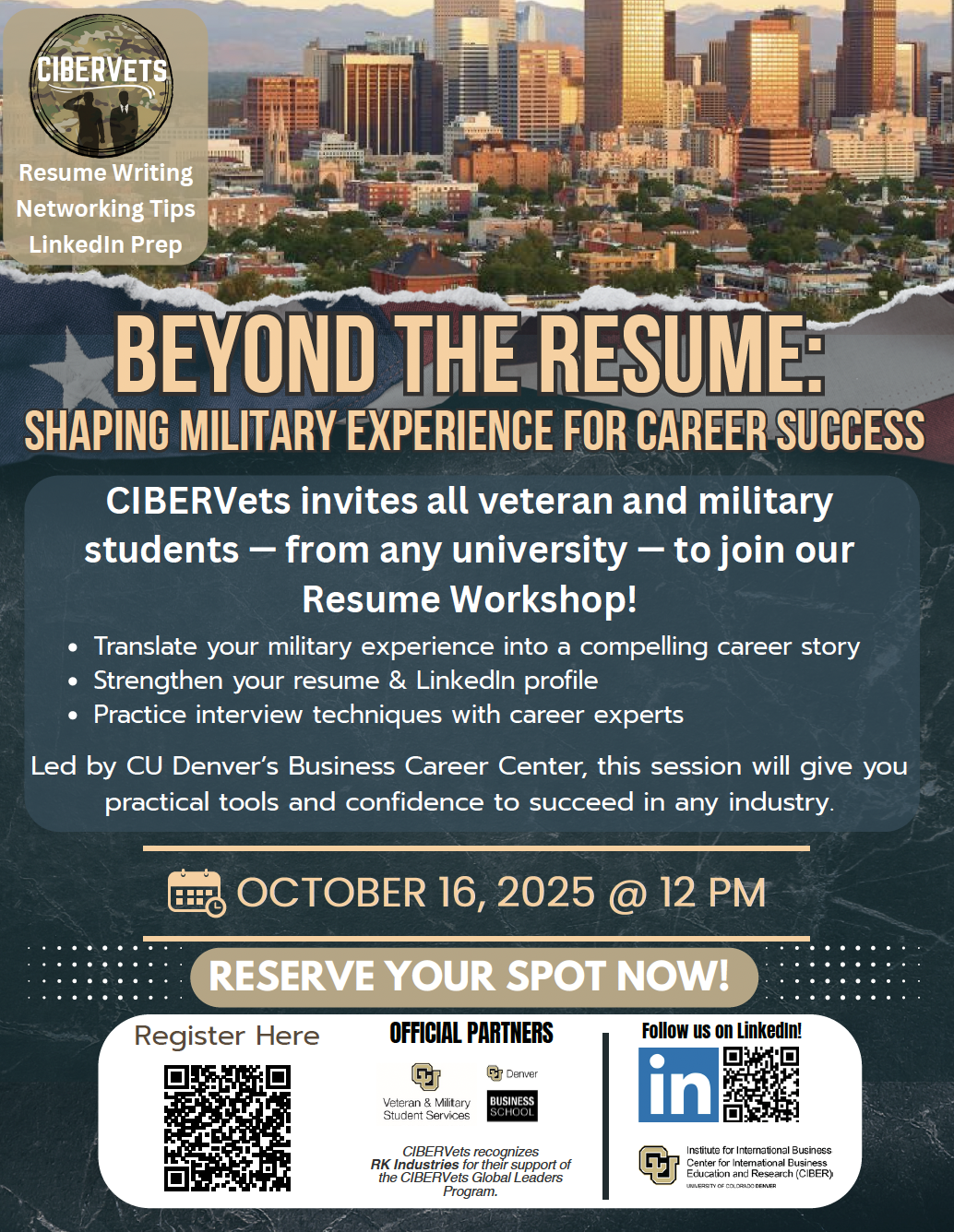 2025 Employment Workshop flyer