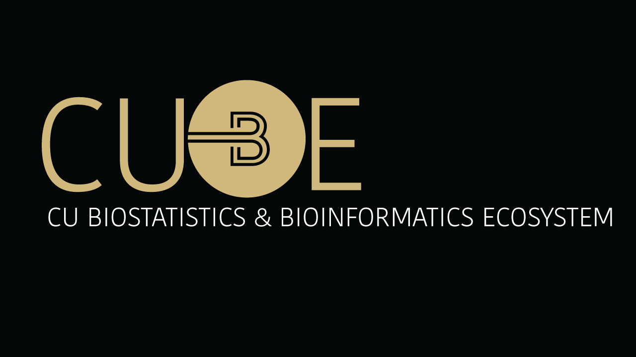 c u b e cu biostatistics and bioinformatics ecosystem