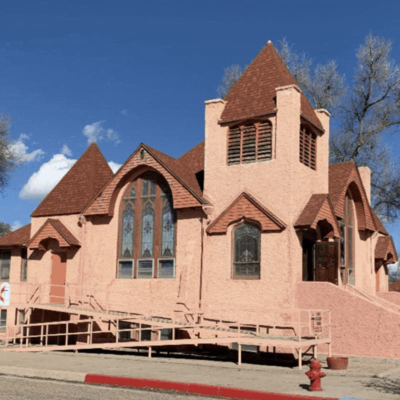 The Manzanola United Methodist Church in Manzanola. Image from History Colorado.