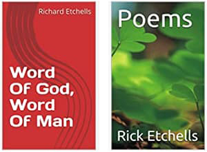 Book covers of two Rick Etchells publications