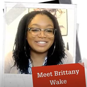 Brittany Wake Screenshot of Zoom Video
