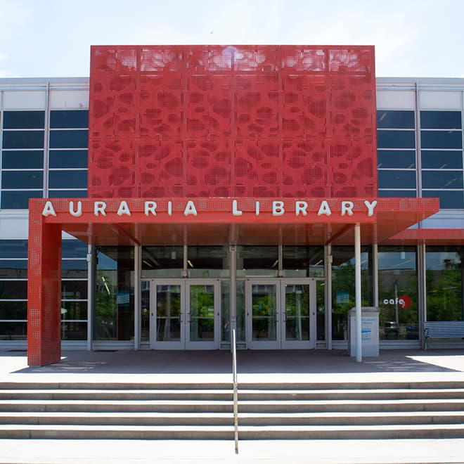 Auraria Library Main Entrance