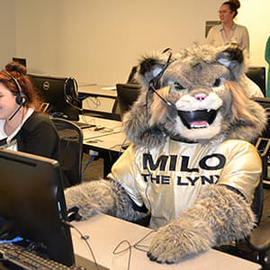 Milo at the Call Center