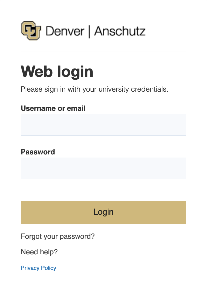 UCDAccess Student Portal Login Page