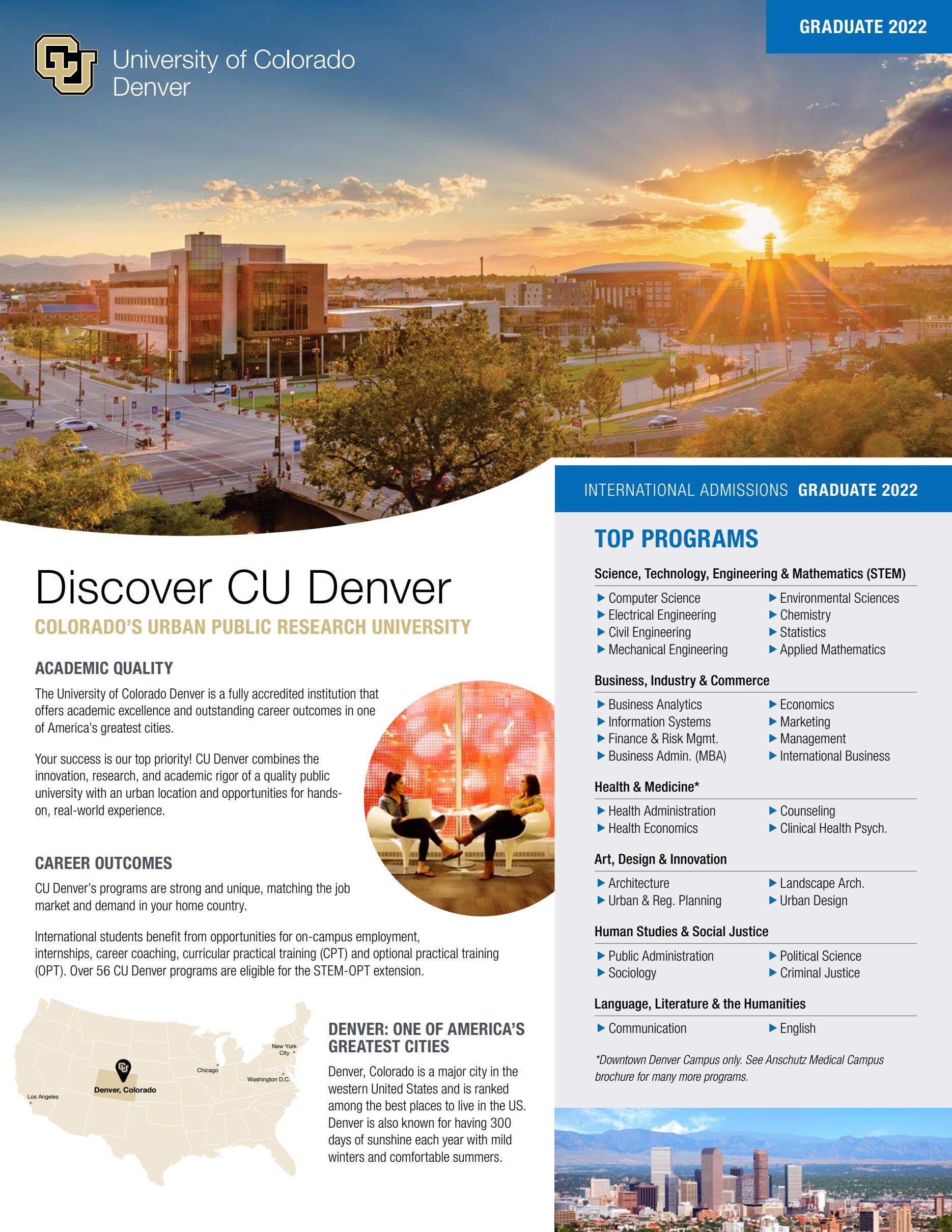 Discover CU Denver (Graduate) Publication