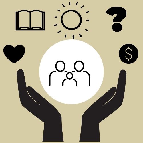 Family engagement icons