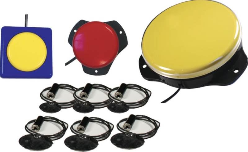 kit with three different switches and six additional wires