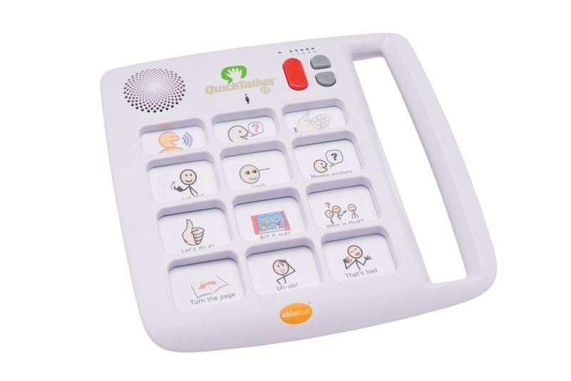quicktalker 12 featuring 12 different communication divets