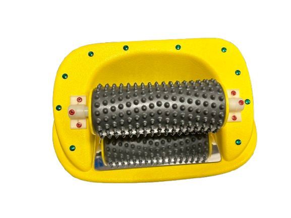 switch with a mirror and a textured roller