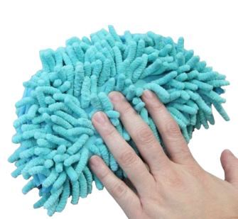 switch with a soft shaggy texture