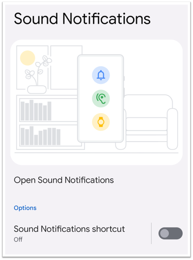 sound notification settings