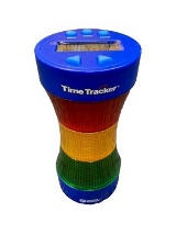 Teacher guiding students through a transition using a visual timer