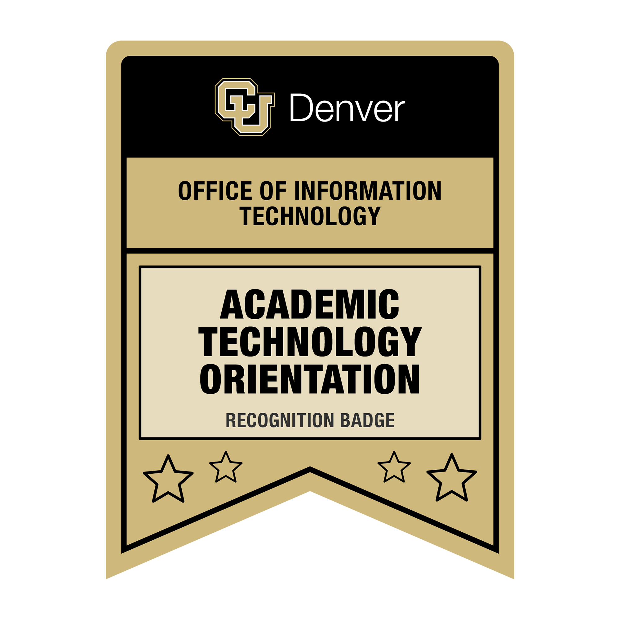 OIT Academic Technology Orientation Digital Badge
