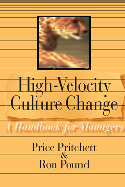 Cover of High Velocity Culture Change: A Handbook for Managers